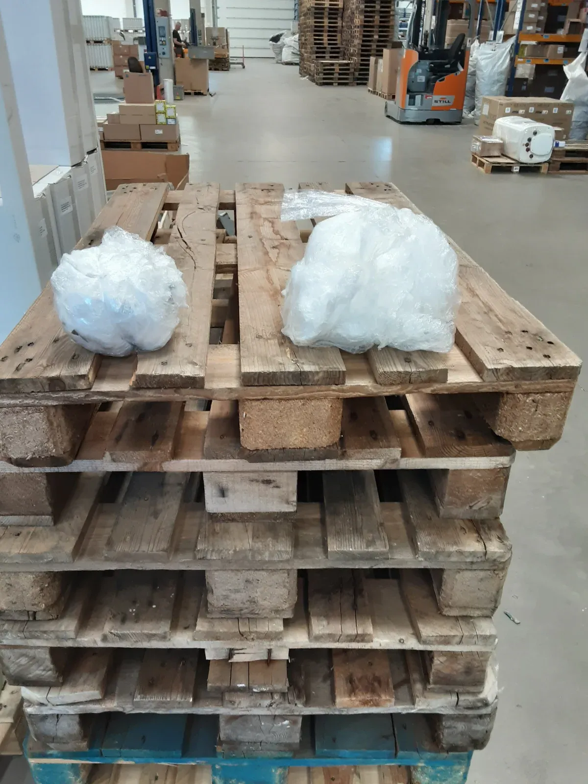 Before and after film optimisation showing 63% reduction in film usage